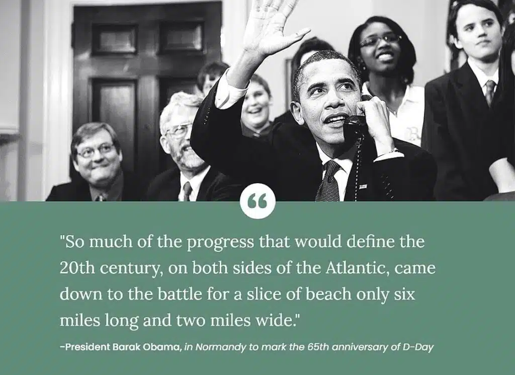 President Barack Obama quote and image