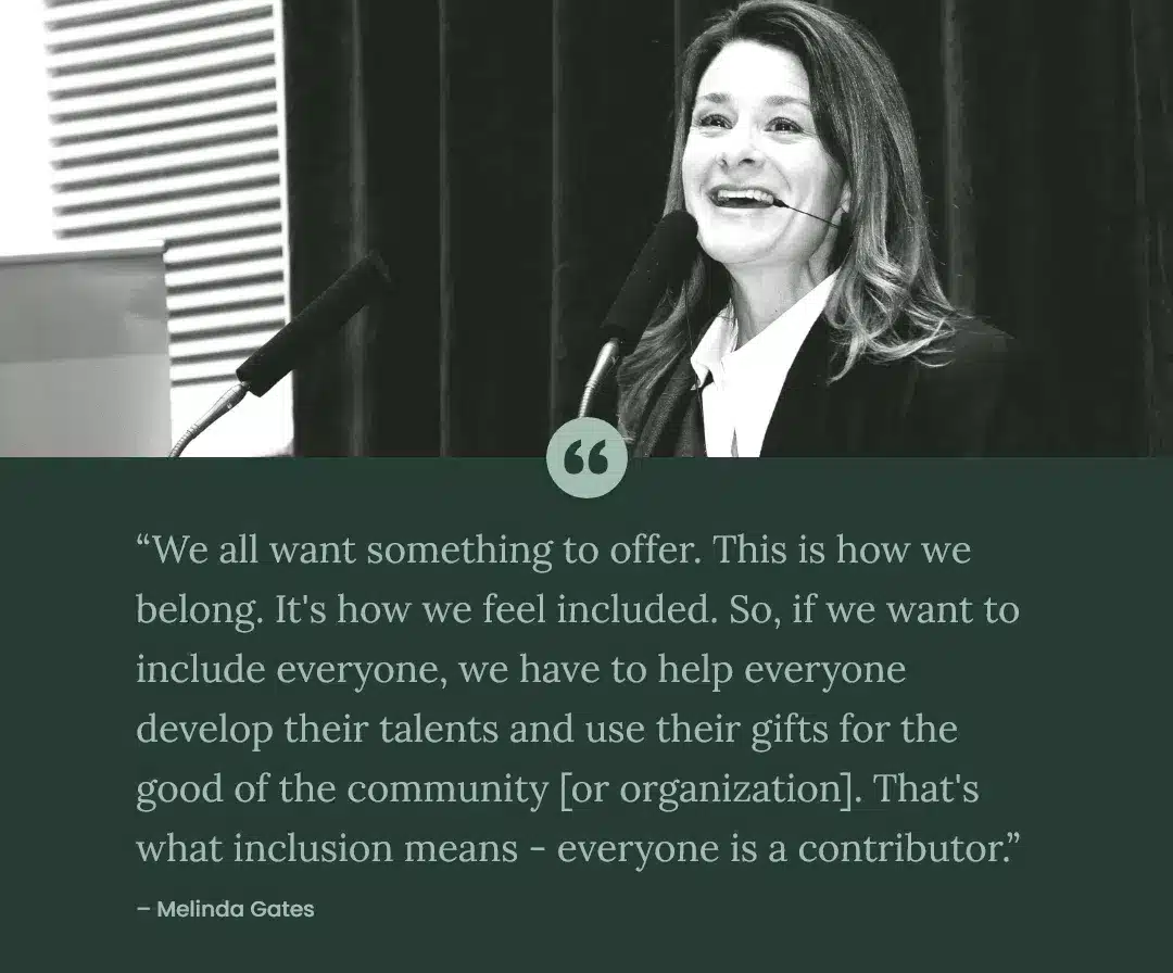 Melinda Gates quote and image