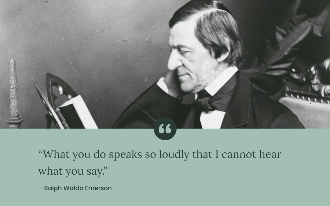 Ralph Waldo Emerson quote and image