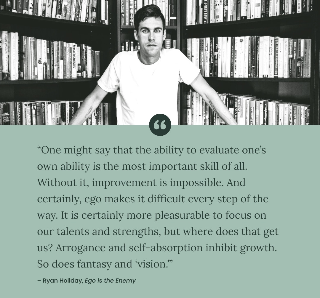 Ryan Holiday quote and image