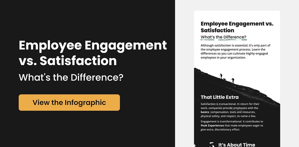 Link to Engagement vs Satisfaction infographic